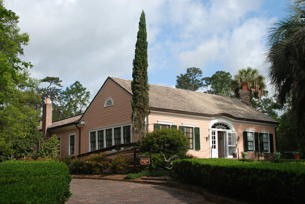 Manor home at Alfred B. Maclay Gardens
