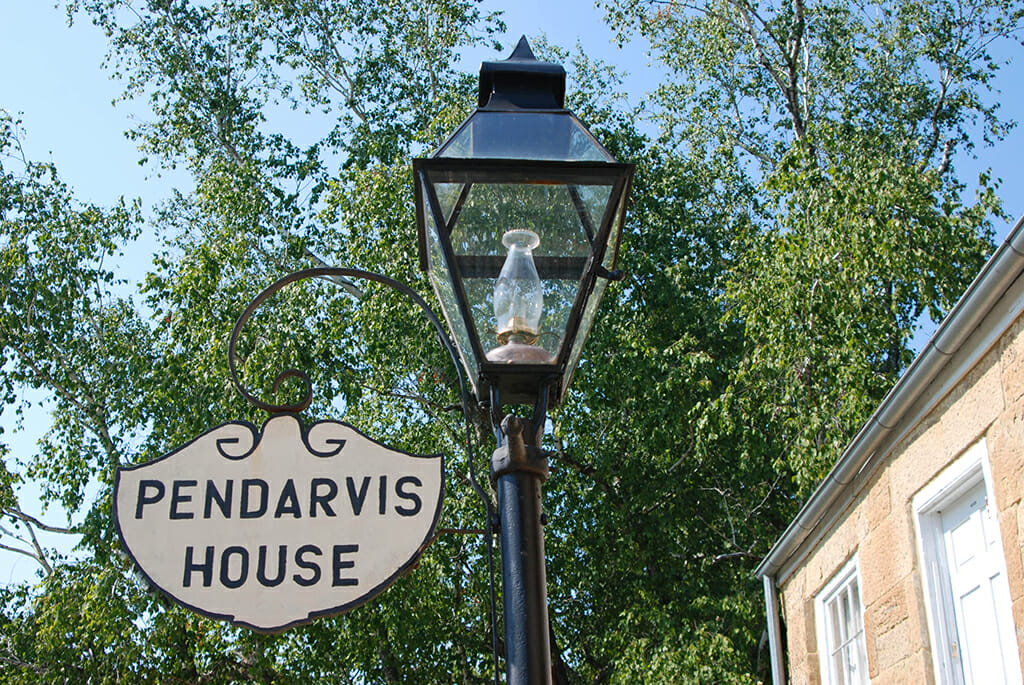 Pendarvis House sign