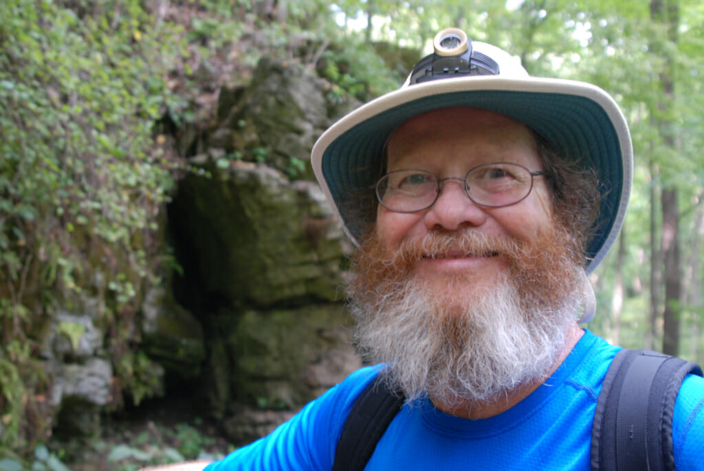John at Maquoketa Caves