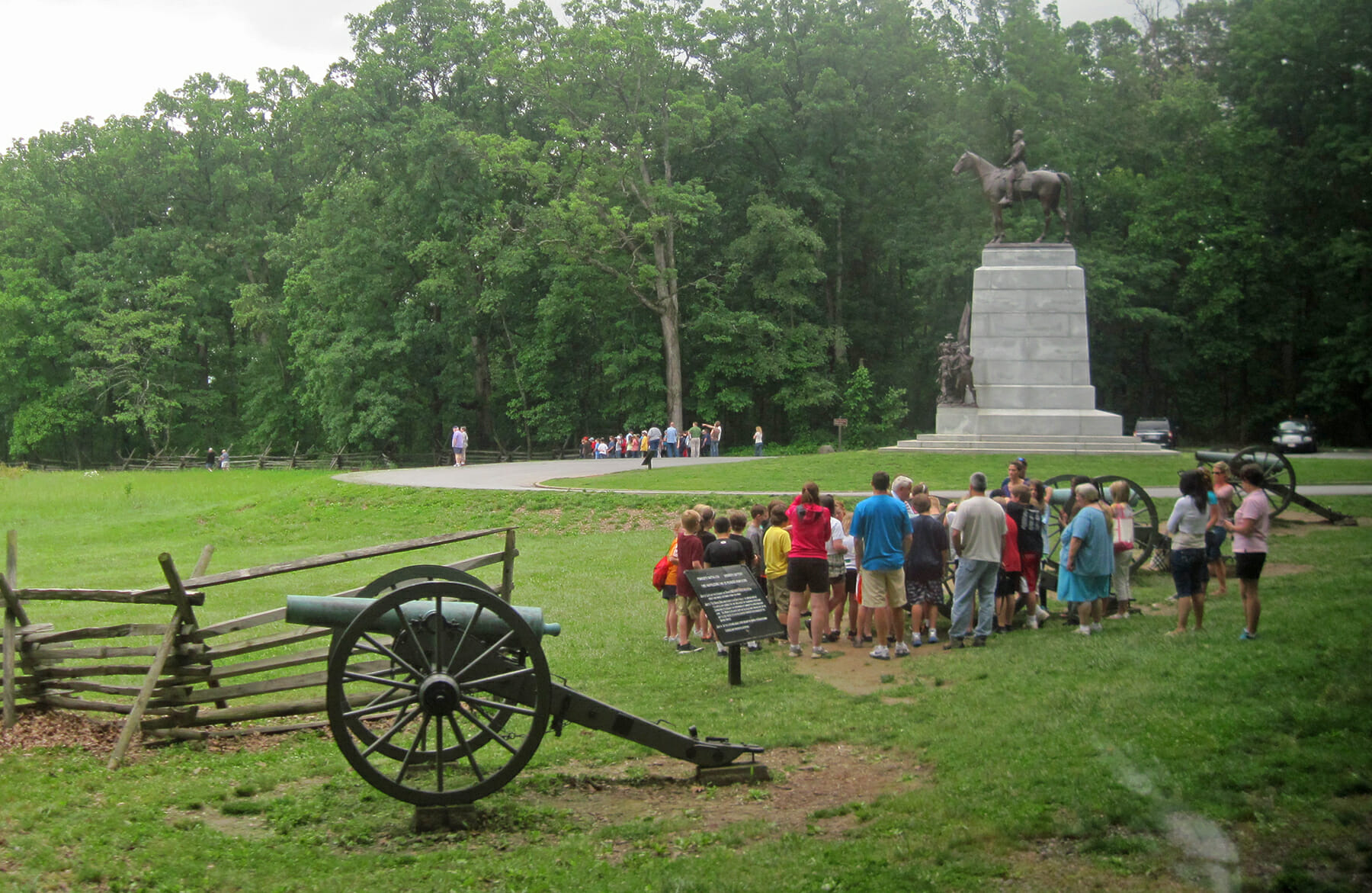 Gettysburg Battlefield tour group