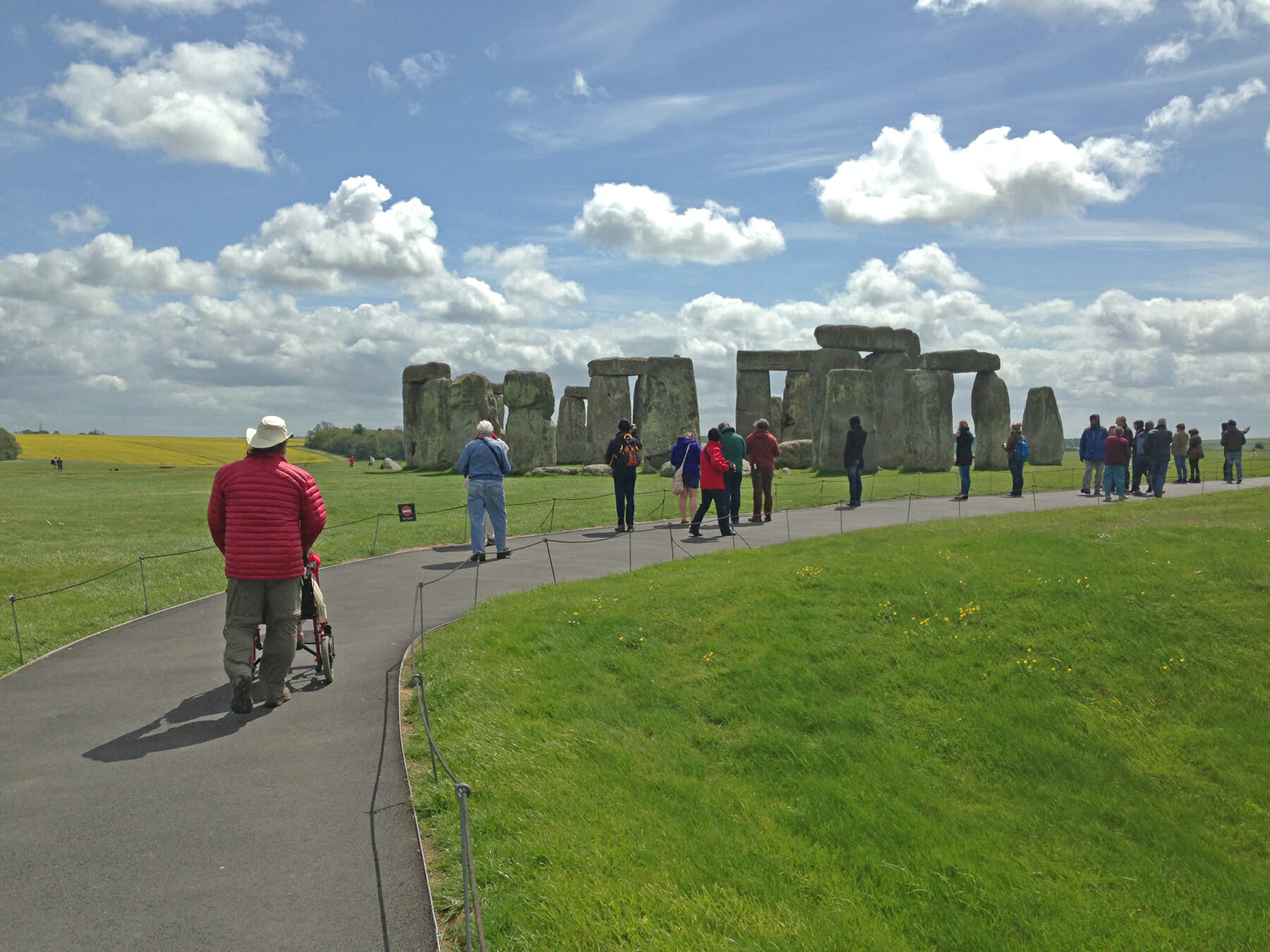 Stonehenge with family