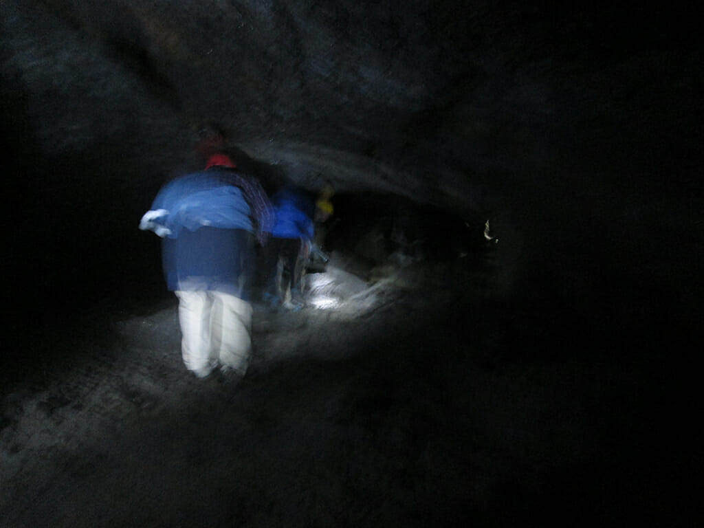 Lava tube Iceland