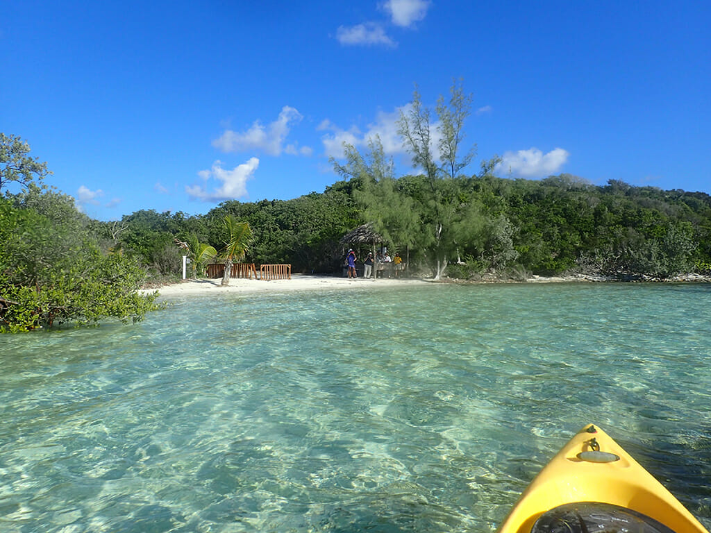 Paddling Half Moon Cay