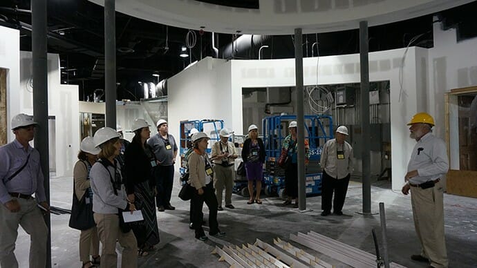 On a behind-the-scenes visit to the new American Revolution Museum