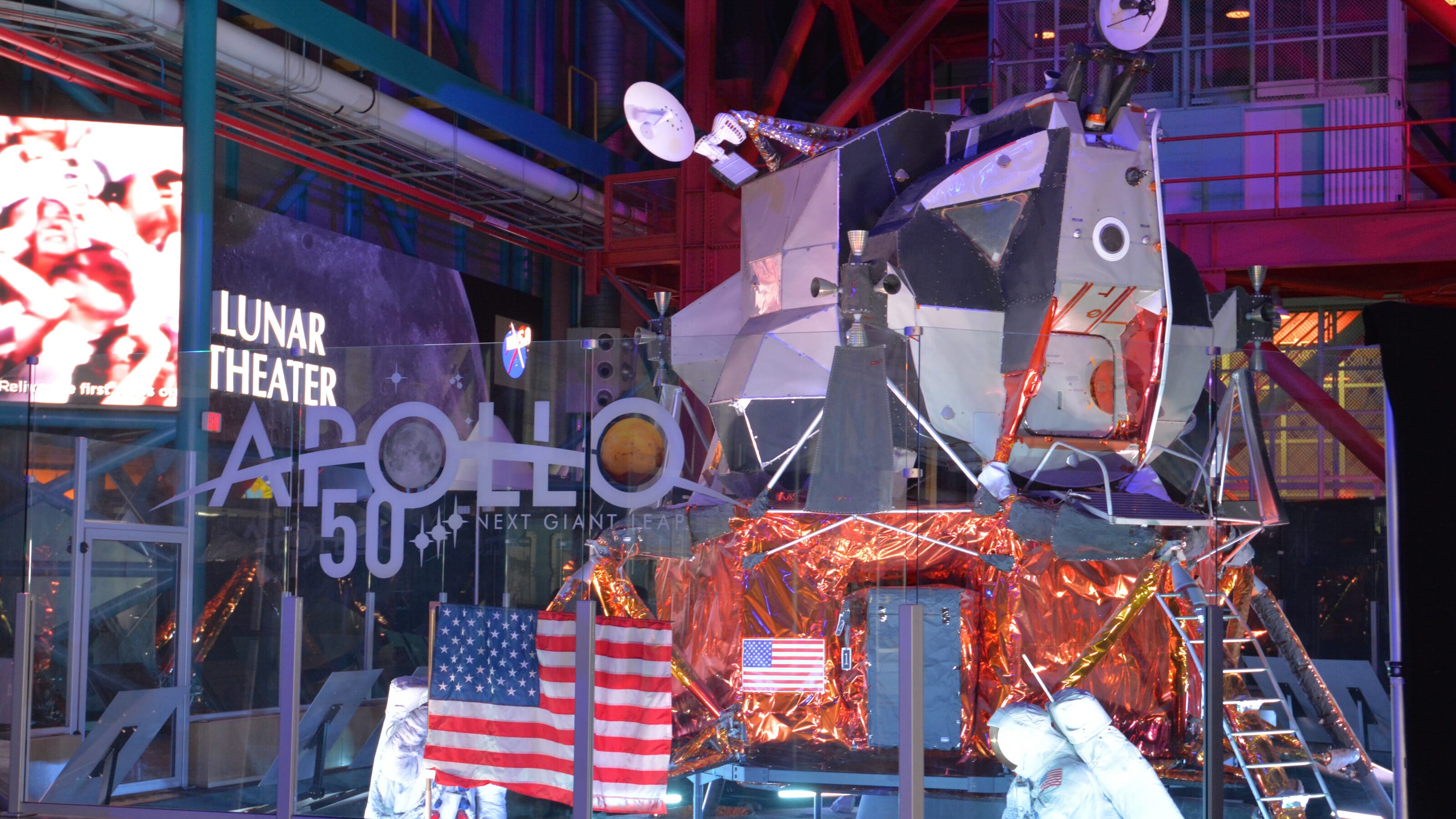 Apollo 50 exhibit LM