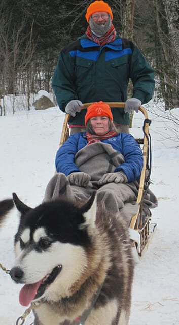 Dogsledding