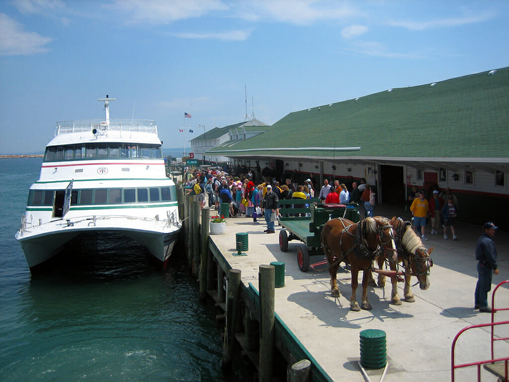 Mackinac Island dock