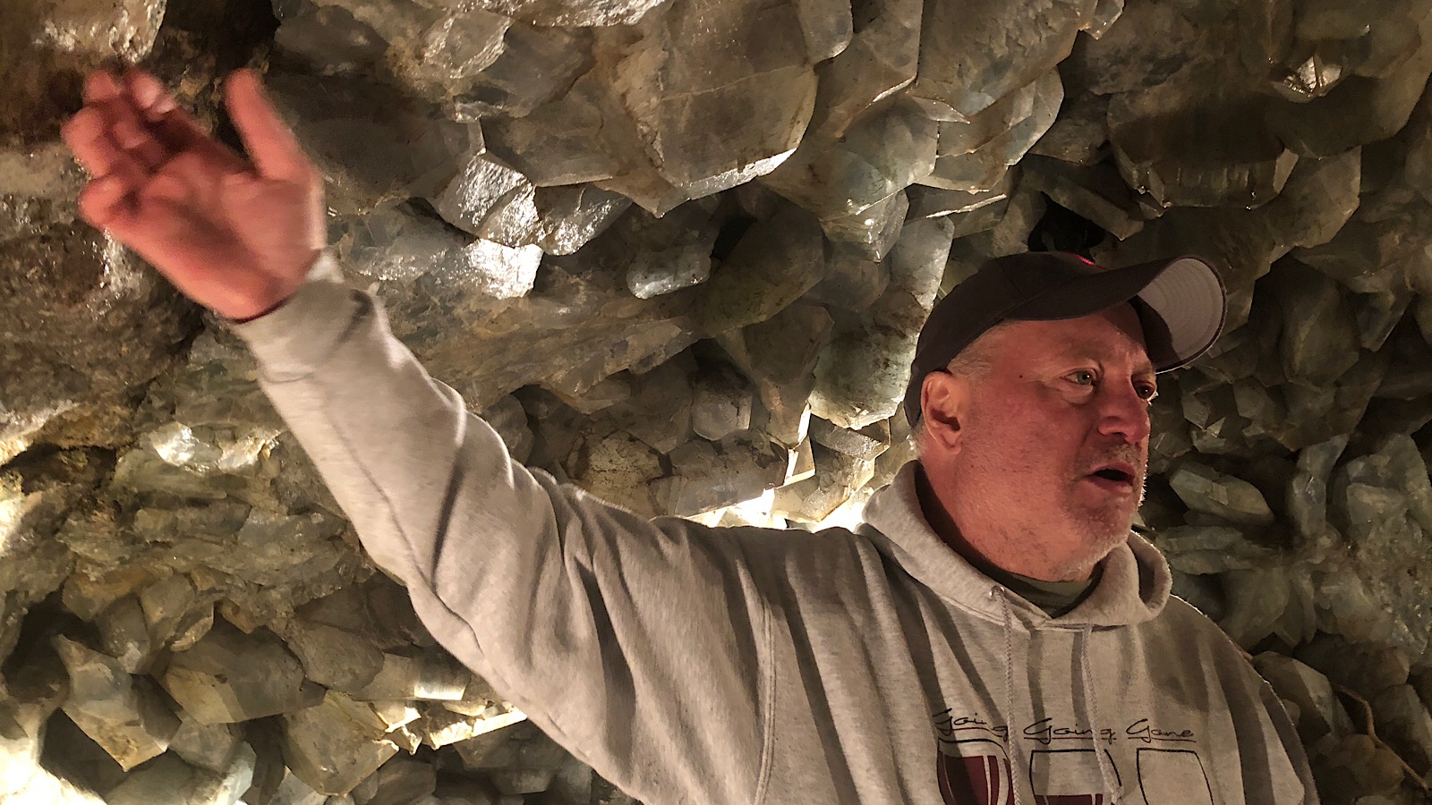 Ed Heineman at Crystal Cave