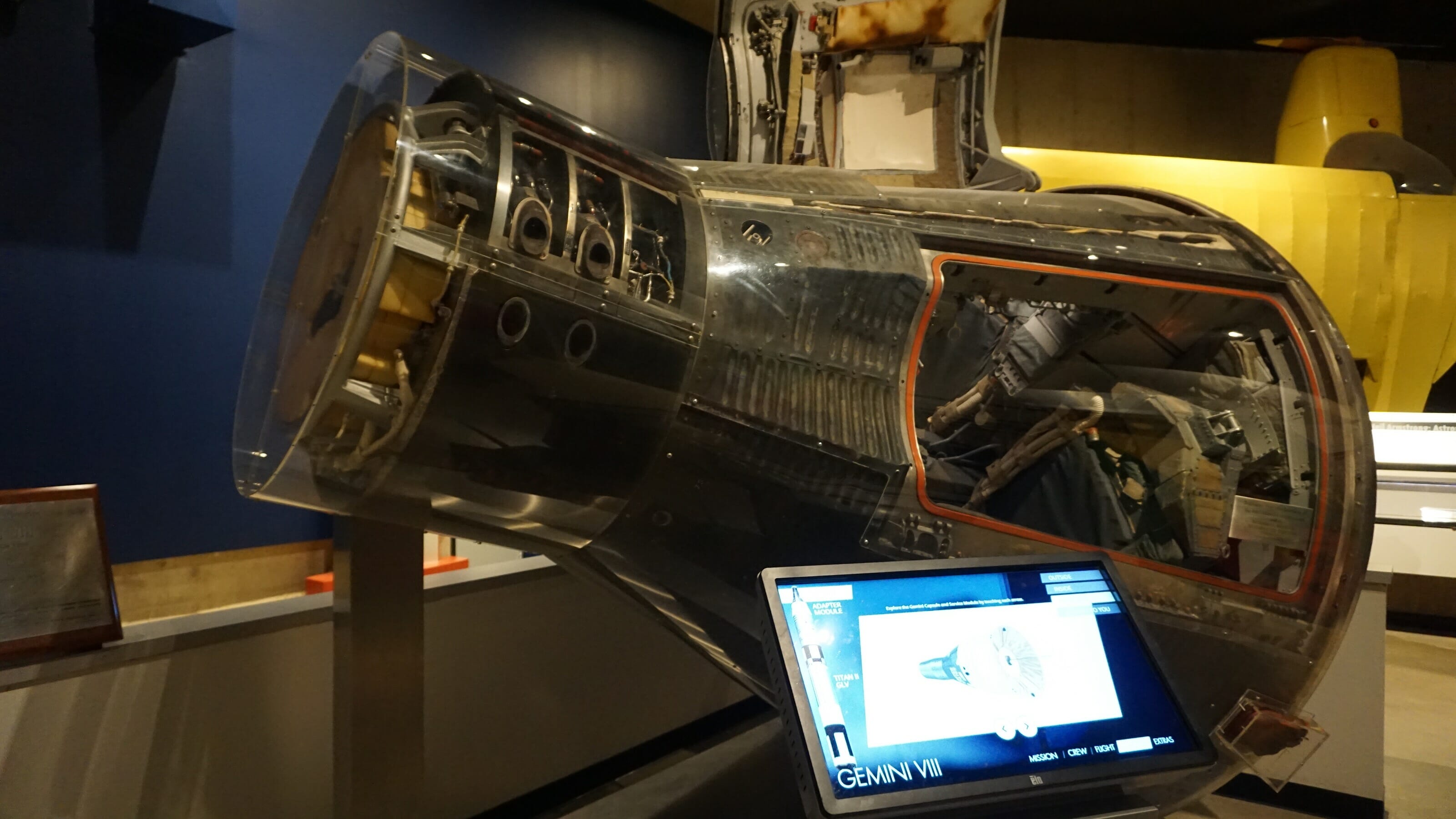 Gemini 8 capsule Armstrong Air and Space Museum