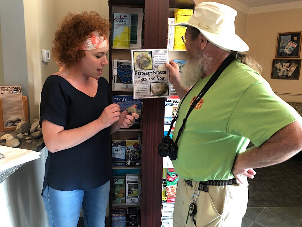Nikki at Petoskey Visitors Center