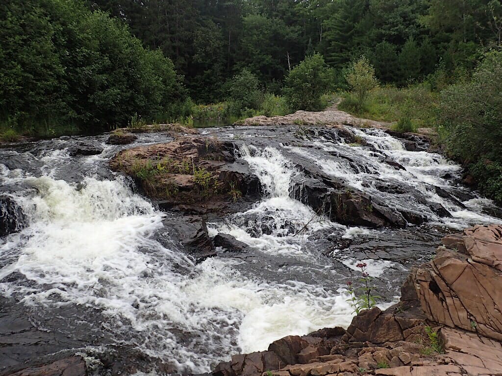 Falls along NTN North Trails Marquette