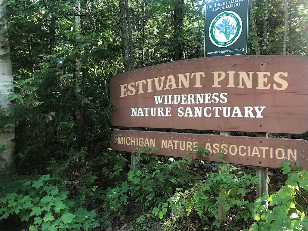 Estivant Pines sign