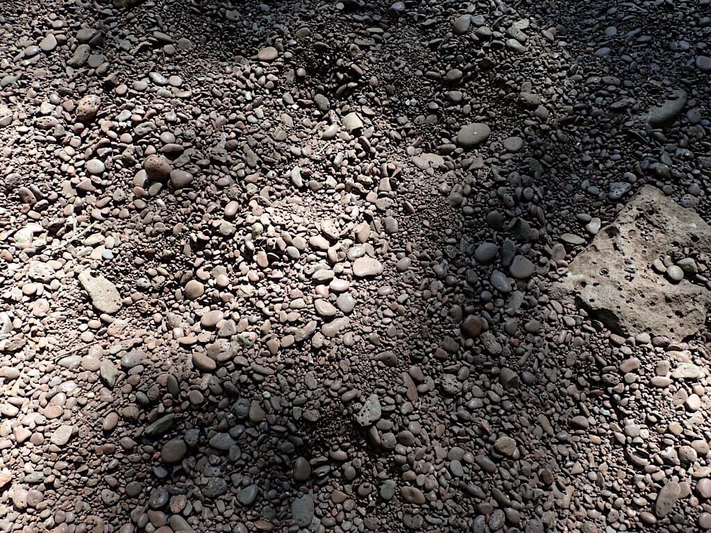 Rocks and gravel