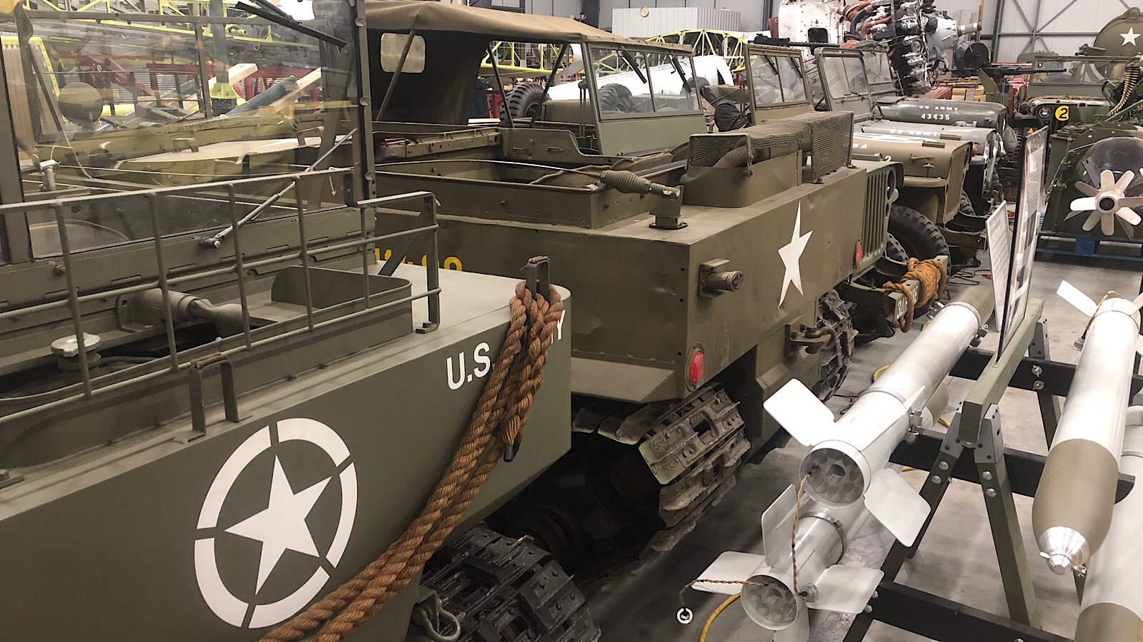 WWII Army Jeeps and halftracks