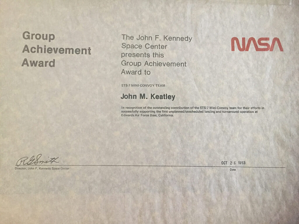 John Keatley STS-7