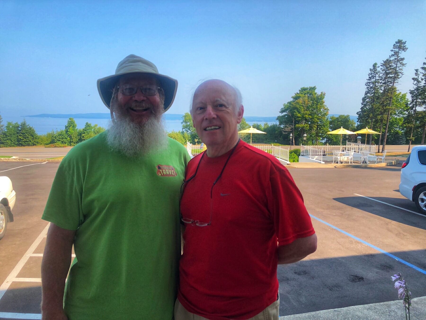 John and Vern at the Bay Inn