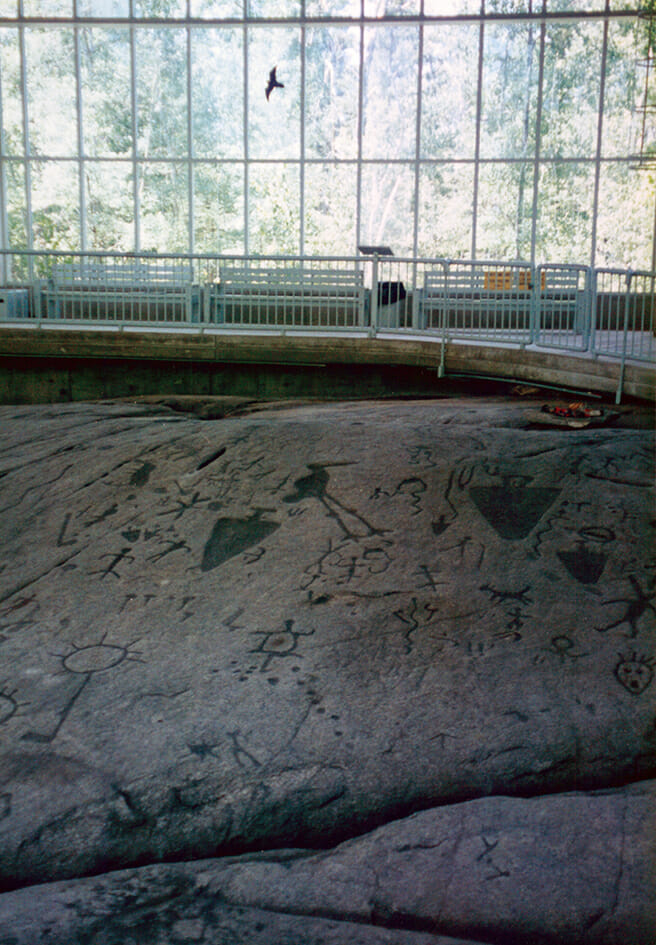 At Petroglyphs Provincial Park, Ontario