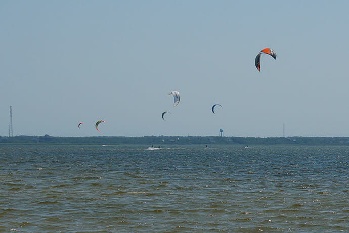 Windsurfers at Canadian Hole