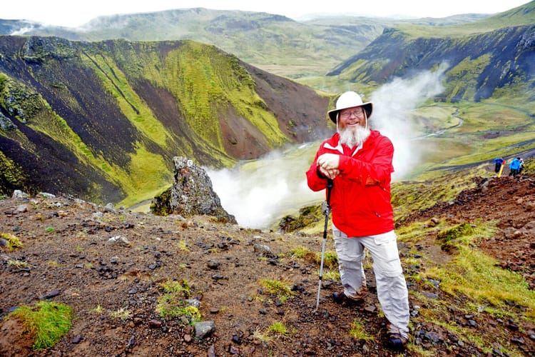 Hiking Across an Icelandic Volcano