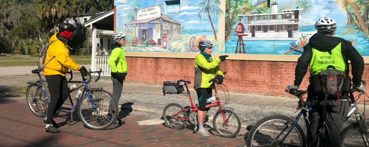 Biking on the Bartram Adventure Tour