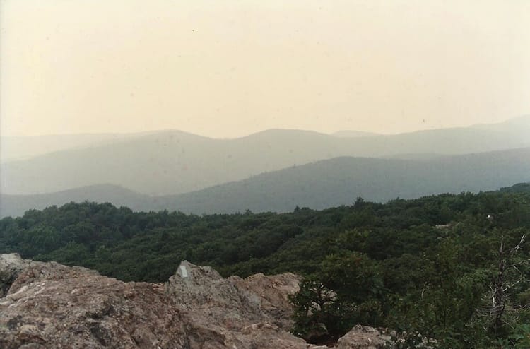 Appalachian Trail on Bearfence Mountain