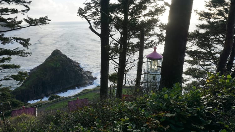 Heceta Head from the Oregon Coast Trail