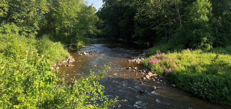 Riding the Big Rapids Riverwalk