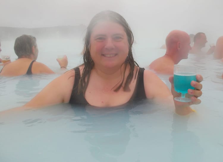 Soaking in Iceland's Blue Lagoon