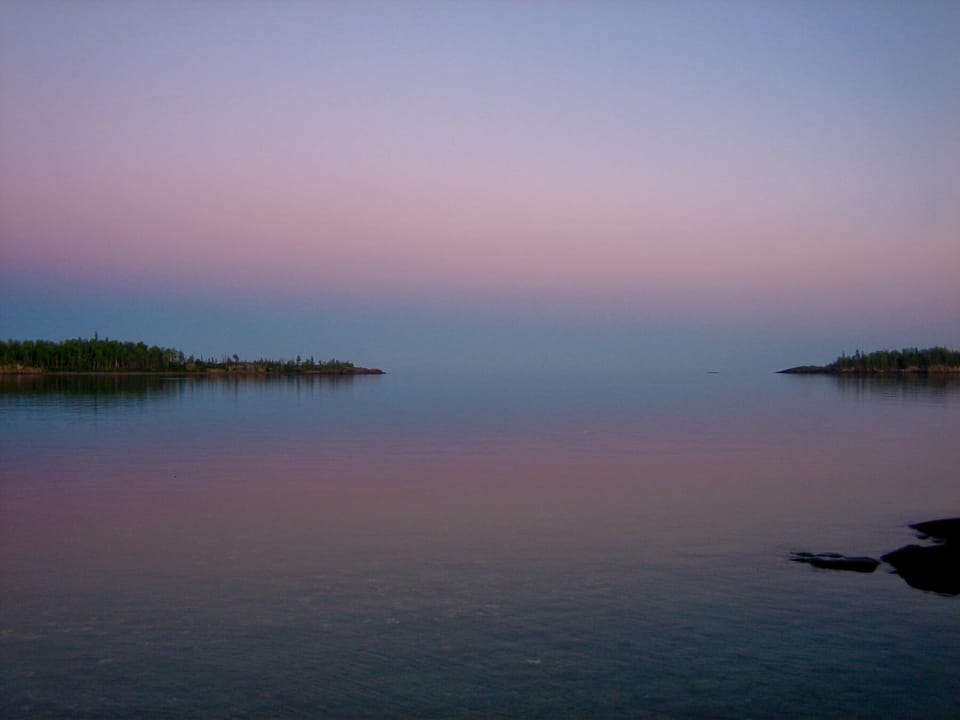 Sunset at Isle Royale National Park