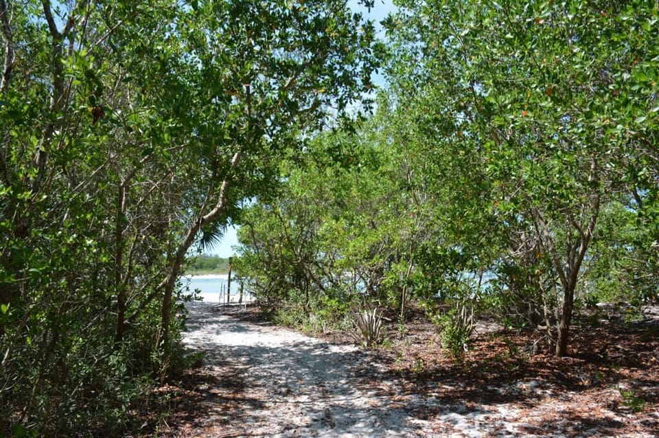 Saylor Trail ends at Wiggins Pass